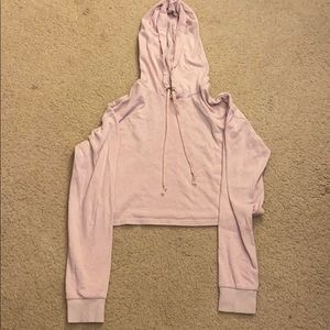 lil pink cropped hoodie💞